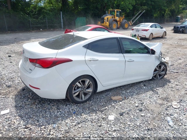 2014 Hyundai Elantra Limited მანქანა იყიდება აუქციონზე, vin: 5NPDH4AE9EH525161, აუქციონის ნომერი: 45309854