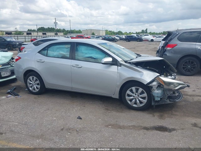 Aukcja sprzedaży 2016 Toyota Corolla Le, vin: 2T1BURHEXGC579063, numer aukcji: 45309878