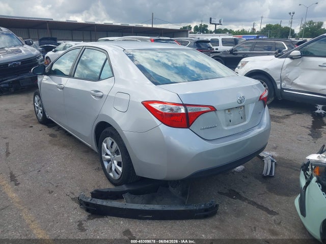Aukcja sprzedaży 2016 Toyota Corolla Le, vin: 2T1BURHEXGC579063, numer aukcji: 45309878