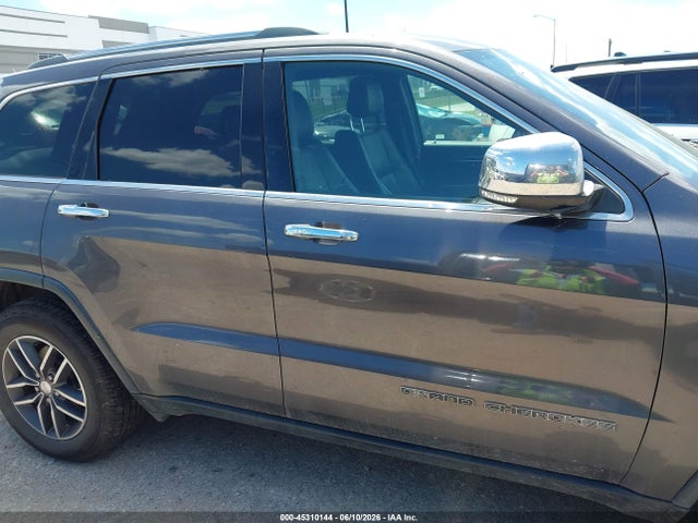 2018 Jeep Grand Cherokee Limited 4x2 მანქანა იყიდება აუქციონზე, vin: 1C4RJEBG7JC391871, აუქციონის ნომერი: 45310144