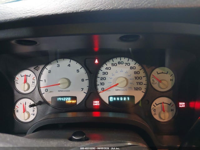 2004 Dodge Ram 1500 Slt/laramie მანქანა იყიდება აუქციონზე, vin: 1D7HA18D24J200820, აუქციონის ნომერი: 45310292
