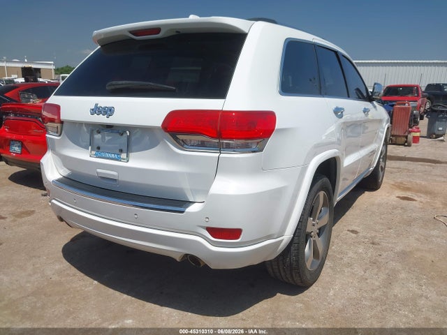 Продаж на аукціоні авто 2015 Jeep Grand Cherokee Overland, vin: 1C4RJECG1FC167145, номер лоту: 45310310