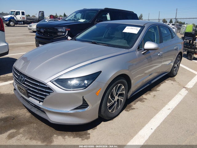 45310358 :رقم المزاد ، KMHL24JJ2MA028240 vin ، 2021 Hyundai Sonata Blue مزاد بيع