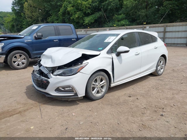 45310554 :رقم المزاد ، 3G1BE6SM8JS653045 vin ، 2018 Chevrolet Cruze Lt Auto مزاد بيع
