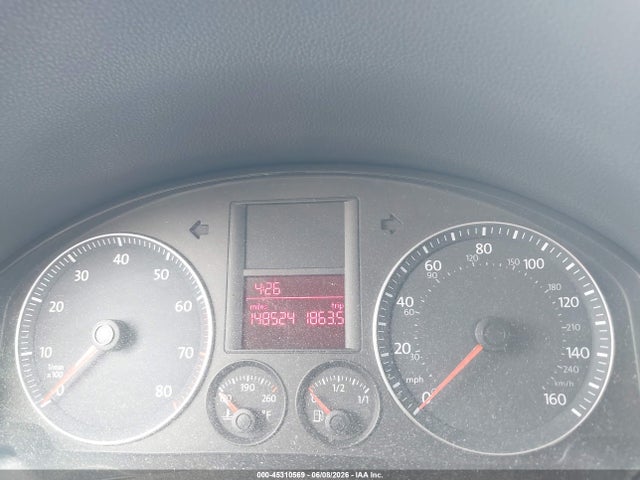 45310569 :رقم المزاد ، 3VWJZ71K69M122548 vin ، 2009 Volkswagen Jetta S مزاد بيع