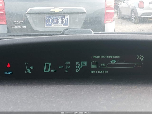 2012 Toyota Prius Three მანქანა იყიდება აუქციონზე, vin: JTDKN3DU2C5475424, აუქციონის ნომერი: 45310713