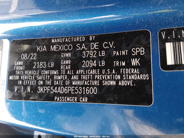 KIA Forte Gt-line 2023 3KPF54AD6PE531600 Image 9