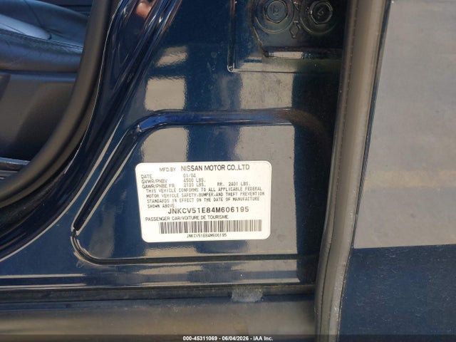 Продажа на аукционе авто 2004 Infiniti G35, vin: JNKCV51E84M606195, номер лота: 45311069