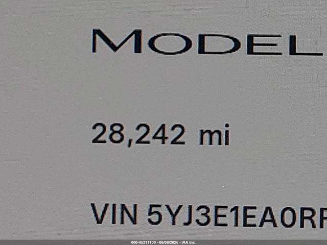 5YJ3E1EA0RF757498 Tesla Model 3 Long Range Dual Motor All-wheel Drive/rear-wheel Drive