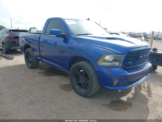 45311180 :رقم المزاد ، 3C6JR6CT9JG195233 vin ، 2018 Ram 1500 Sport  4x2 6'4 Box مزاد بيع