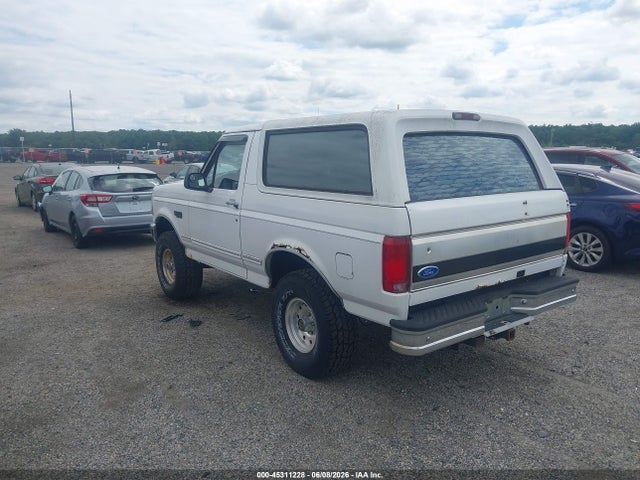 1996 Ford Bronco U100 მანქანა იყიდება აუქციონზე, vin: 1FMEU15H3TLA52221, აუქციონის ნომერი: 45311228