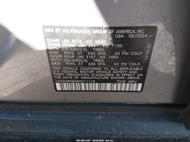 Volkswagen Id.4 S 2024 1V25MPE8XRC011115 Image 9