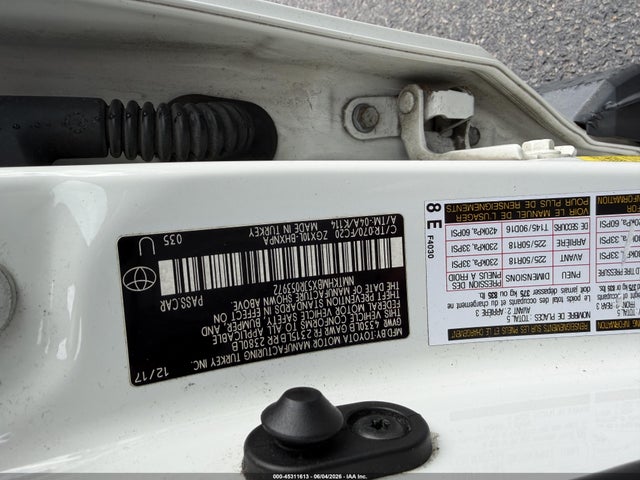 Продаж на аукціоні авто 2018 Toyota C-hr Xle Premium, vin: NMTKHMBX6JR021239, номер лоту: 45311613