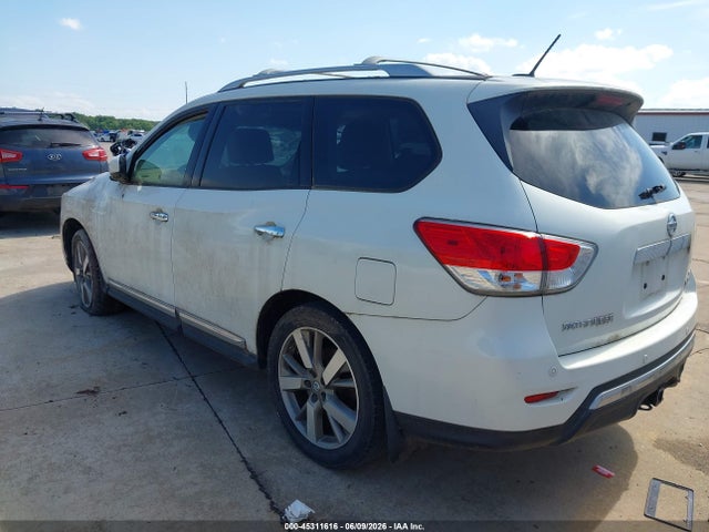 Продажа на аукционе авто 2013 Nissan Pathfinder Platinum, vin: 5N1AR2MM1DC624361, номер лота: 45311616