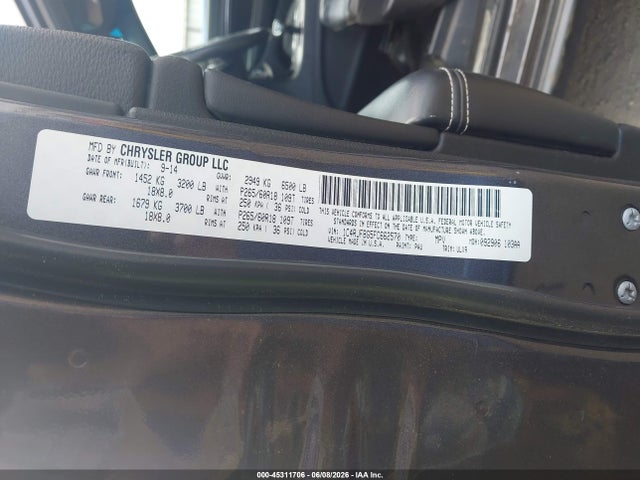 1C4RJFBG5FC662570 Jeep Grand Cherokee Limited
