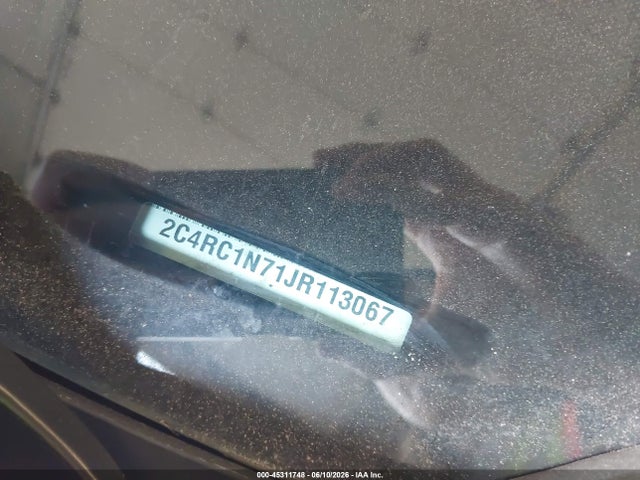 45311748 :رقم المزاد ، 2C4RC1N71JR113067 vin ، 2018 Chrysler Pacifica Hybrid Limited مزاد بيع
