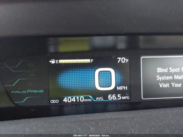 Aukcja sprzedaży 2017 Toyota Prius Prime Advanced, vin: JTDKARFP0H3063978, numer aukcji: 45311777