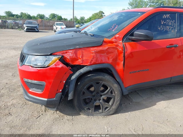 Продажа на аукционе авто 2018 Jeep Compass Sport Fwd, vin: 3C4NJCAB3JT133635, номер лота: 45311872