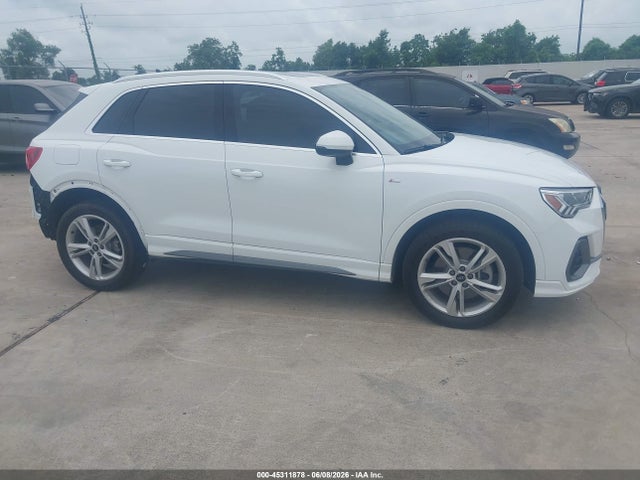2024 Audi Q3 Premium 45 Tfsi S Line Quattro Tiptronic მანქანა იყიდება აუქციონზე, vin: WA1DECF31R1037050, აუქციონის ნომერი: 45311878
