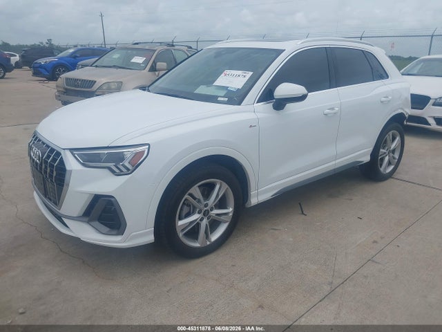 2024 Audi Q3 Premium 45 Tfsi S Line Quattro Tiptronic მანქანა იყიდება აუქციონზე, vin: WA1DECF31R1037050, აუქციონის ნომერი: 45311878