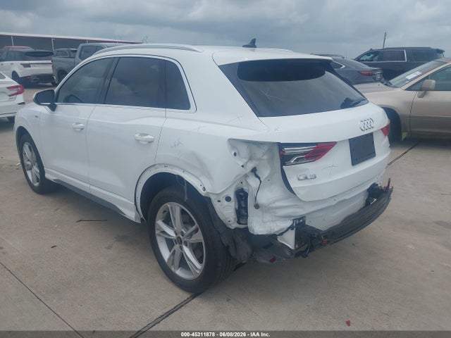 2024 Audi Q3 Premium 45 Tfsi S Line Quattro Tiptronic მანქანა იყიდება აუქციონზე, vin: WA1DECF31R1037050, აუქციონის ნომერი: 45311878