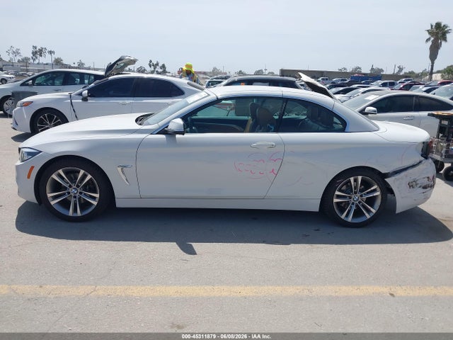 Aukcja sprzedaży 2018 Bmw 430i, vin: WBA4Z1C50JEE43807, numer aukcji: 45311879