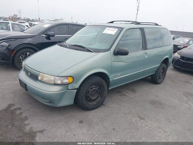 1997 Nissan Quest Gxe/xe მანქანა იყიდება აუქციონზე, vin: 4N2DN1119VD833423, აუქციონის ნომერი: 45312039