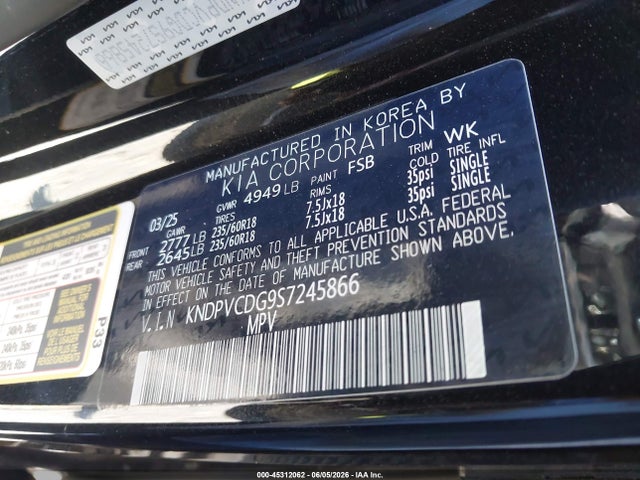 KNDPVCDG9S7245866 KIA Sportage Hybrid Ex