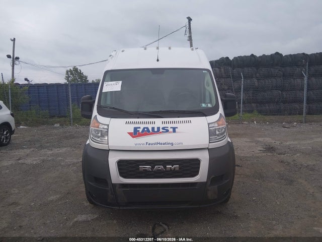 Продажа на аукционе авто 2021 Ram Promaster 2500 High Roof 159 Wb, vin: 3C6LRVDG5ME585489, номер лота: 45312207
