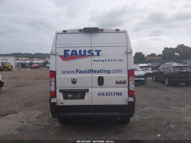 Продажа на аукционе авто 2021 Ram Promaster 2500 High Roof 159 Wb, vin: 3C6LRVDG5ME585489, номер лота: 45312207