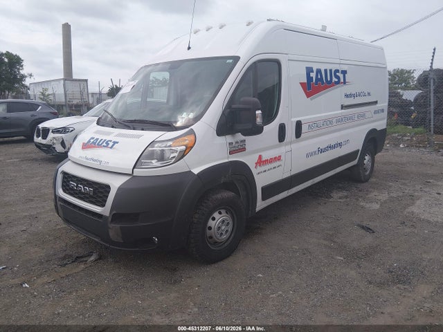 Продажа на аукционе авто 2021 Ram Promaster 2500 High Roof 159 Wb, vin: 3C6LRVDG5ME585489, номер лота: 45312207