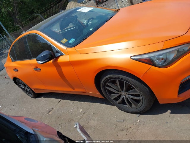 2018 Infiniti Q50 2.0t Pure მანქანა იყიდება აუქციონზე, vin: JN1CV7AR2JM280330, აუქციონის ნომერი: 45312459
