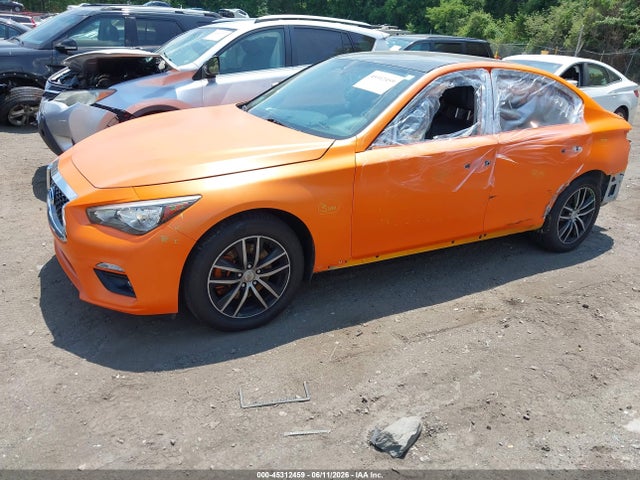 2018 Infiniti Q50 2.0t Pure მანქანა იყიდება აუქციონზე, vin: JN1CV7AR2JM280330, აუქციონის ნომერი: 45312459