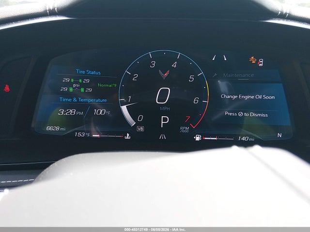 1G1YA2D45S5112249 Chevrolet Corvette Stingray Rwd 1lt