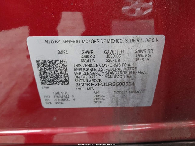 Honda Prologue Elite 2024 3GPKHZRJ1RS508564 Image 9