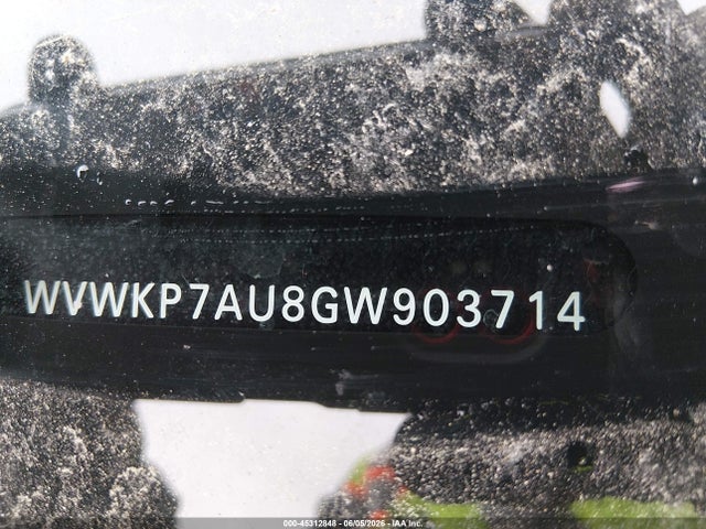 Aukcja sprzedaży 2016 Volkswagen E-golf Se, vin: WVWKP7AU8GW903714, numer aukcji: 45312848