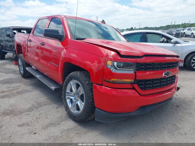 Auction sale of the 2018 Chevrolet Silverado K1500 Custom, vin: 3GCUKPEH9JG192955, lot number: 45312979