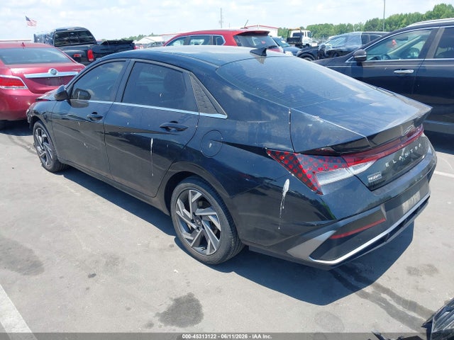 2025 Hyundai Elantra Sel Convenience მანქანა იყიდება აუქციონზე, vin: KMHLS4DG9SU853784, აუქციონის ნომერი: 45313122
