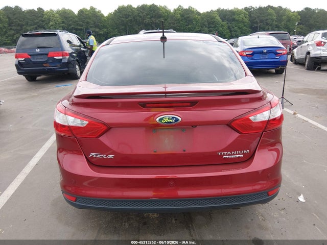 2013 Ford Focus Titanium მანქანა იყიდება აუქციონზე, vin: 1FADP3J22DL349931, აუქციონის ნომერი: 45313252