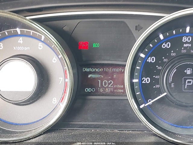 45313326 :رقم المزاد ، 5NPEC4AB7DH530964 vin ، 2013 Hyundai Sonata Se 2.0t مزاد بيع