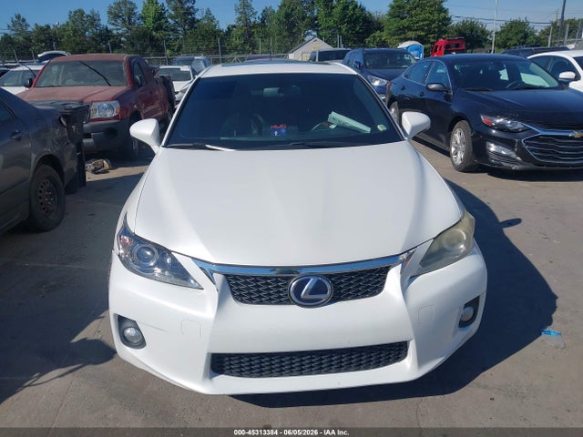2012 Lexus Ct 200h Premium მანქანა იყიდება აუქციონზე, vin: JTHKD5BH0C2092022, აუქციონის ნომერი: 45313384