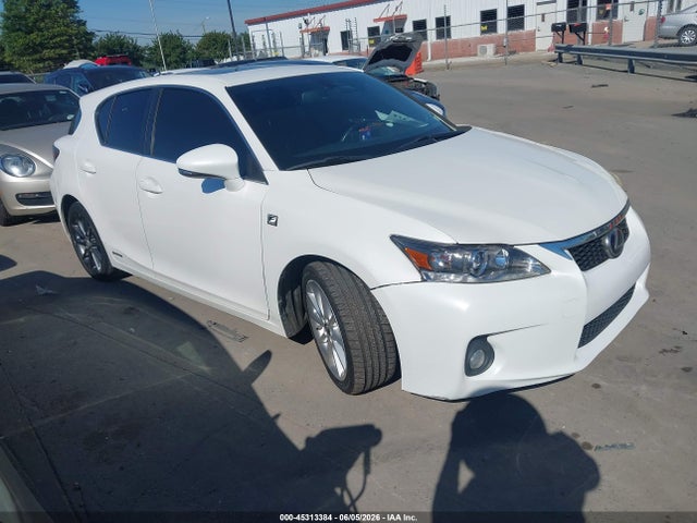 2012 Lexus Ct 200h Premium მანქანა იყიდება აუქციონზე, vin: JTHKD5BH0C2092022, აუქციონის ნომერი: 45313384