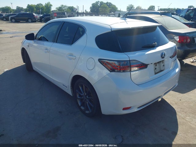 2012 Lexus Ct 200h Premium მანქანა იყიდება აუქციონზე, vin: JTHKD5BH0C2092022, აუქციონის ნომერი: 45313384