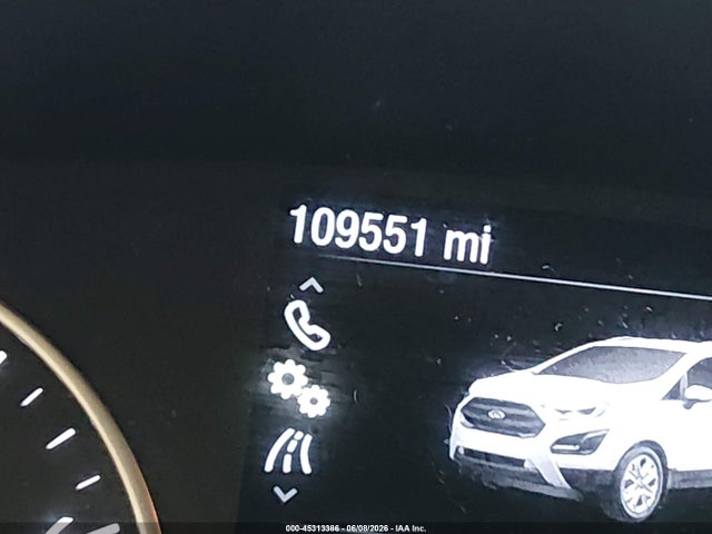 Продажа на аукционе авто 2019 Ford Ecosport Se, vin: MAJ6S3GL9KC279980, номер лота: 45313386