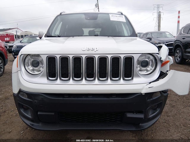 Продаж на аукціоні авто 2018 Jeep Renegade Limited 4x4, vin: ZACCJBDB7JPG76782, номер лоту: 45313392