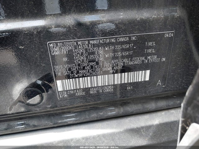 Toyota Rav4 Xle 2024 2T3W1RFV2RC280951 Image 9