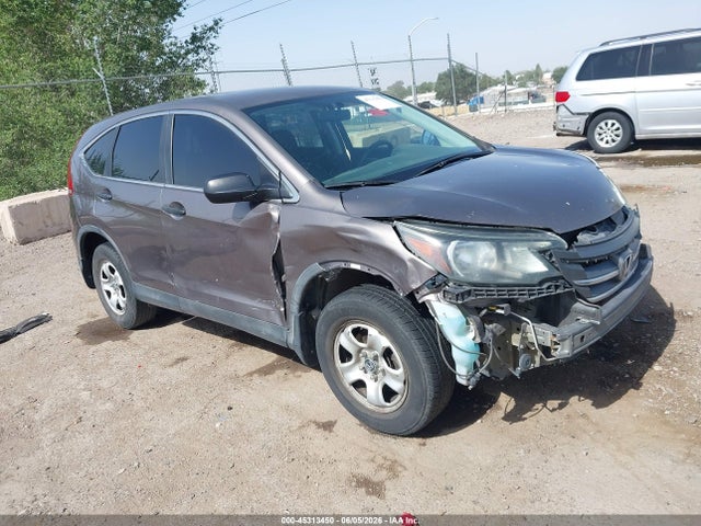 2013 Honda Cr-v Lx მანქანა იყიდება აუქციონზე, vin: 5J6RM3H35DL026913, აუქციონის ნომერი: 45313450