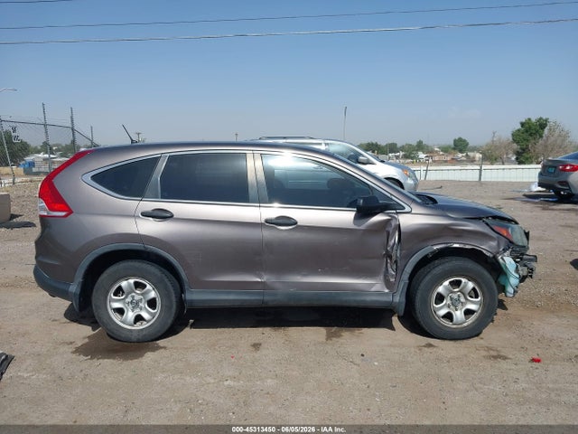 2013 Honda Cr-v Lx მანქანა იყიდება აუქციონზე, vin: 5J6RM3H35DL026913, აუქციონის ნომერი: 45313450