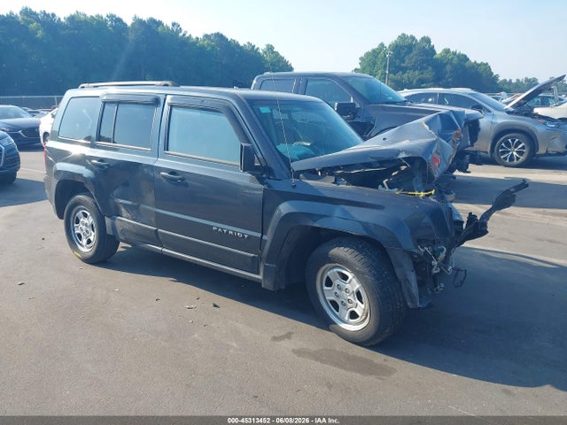 2014 Jeep Patriot Sport მანქანა იყიდება აუქციონზე, vin: 1C4NJPBB6ED917406, აუქციონის ნომერი: 45313452