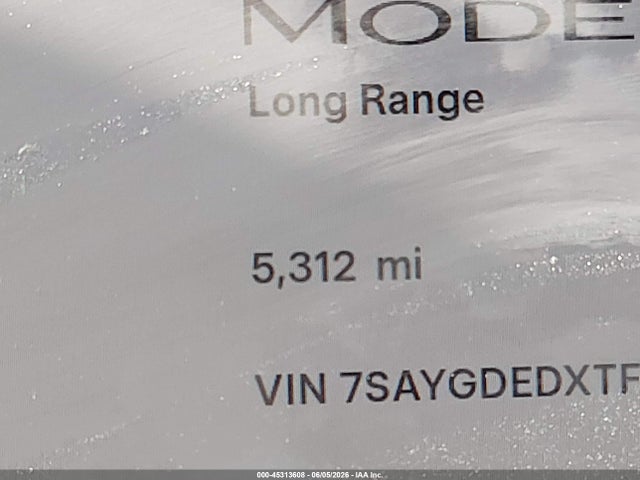 Продаж на аукціоні авто 2026 Tesla Model Y Premium Rear-wheel Drive/rear-wheel Drive, vin: 7SAYGDEDXTF541597, номер лоту: 45313608